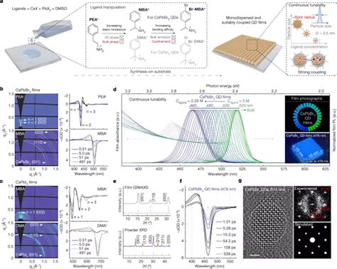 Synthesis-on-substrate of quantum dot solids - Nature | United States