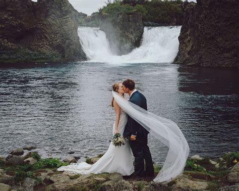 A Merry Waterfall Wedding