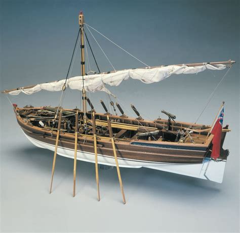 Armed Pinnace, British Navy 1800 Ship Model Kit - Panart (748 ...