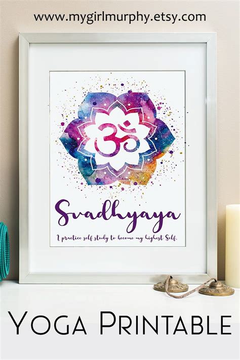 An easy to print, instant download with a watercolor mandala and the ...