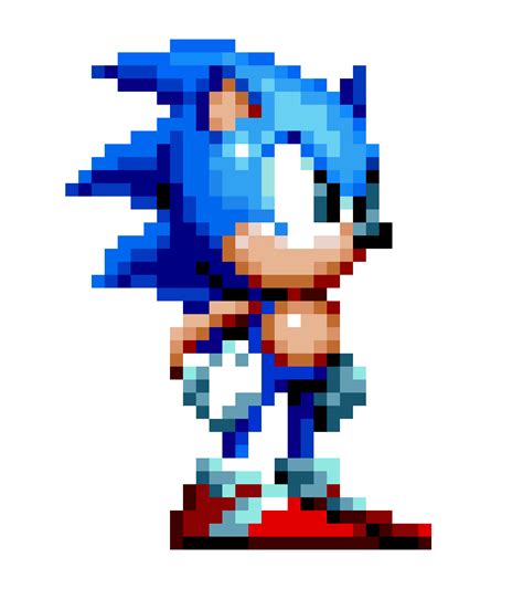 Pixilart - Sonic Mania Sonic Sprite by barcforecer973