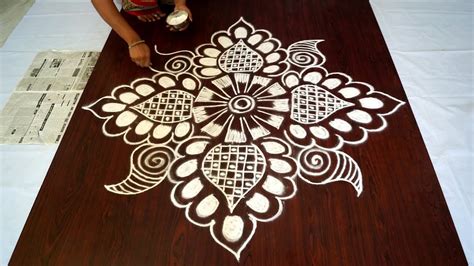 Simple Rangoli Designs For Home - Homemade Ftempo