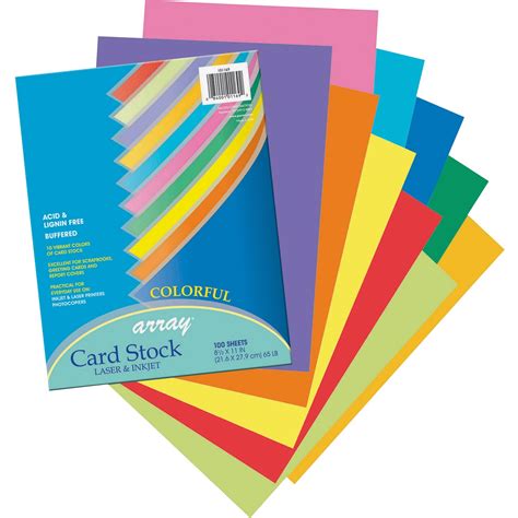 Colorful Card Stock - Ready-Set-Start