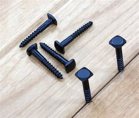 Black Rustic Wood Screws | Wild West Hardware