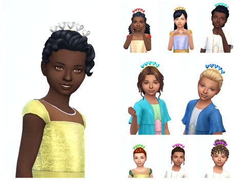 The Sims Resource - ErinAOK Kid's Tiara 1027