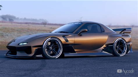 Mazda RX7 Custom Wide Body Kit by Hycade Compra con entrega, instalación, precio asequible y ...