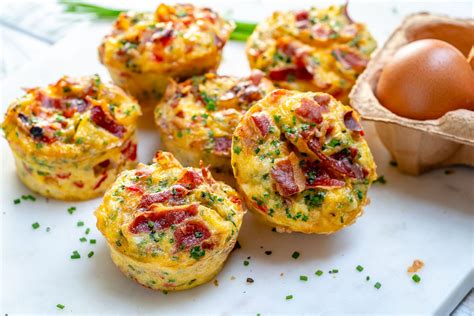 These Clean Eating Bacon Egg Muffins are the Bomb! | Clean Food Crush