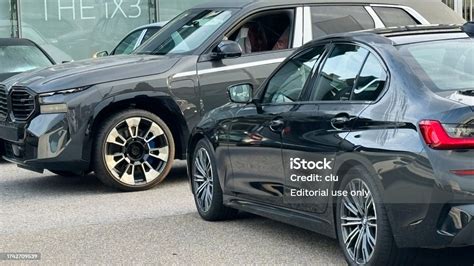 Bmw Xiiim Luxury Suv And Bmw 330d Parked At The Road Stock Photo - Download Image Now - iStock