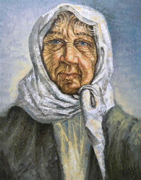 Babushka Painting by Raffi Jacobian