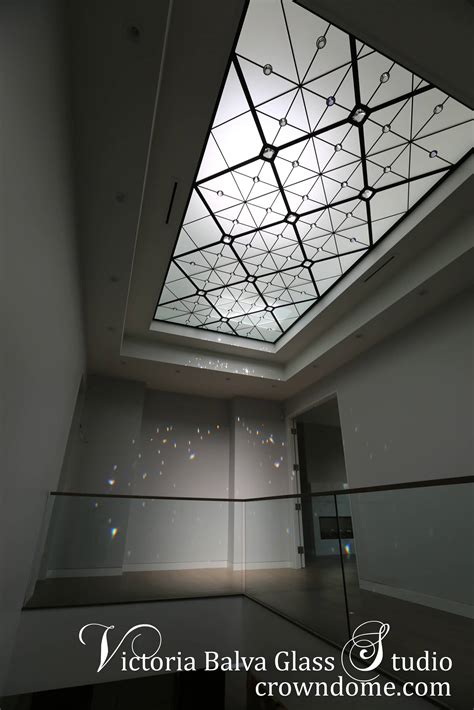 Contemporary leaded glass skylight ceiling Caprice