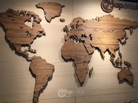 MapaWall | Luxury world maps | Wood world map, World map wall art, Wooden wall art decor