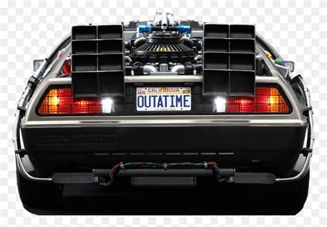 Delorean Back View Back To The Future Delorean Tail Lights, Bumper ...