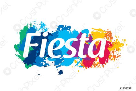 Abstract logo for the Fiesta Vector illustration - stock vector 1452799 | Crushpixel