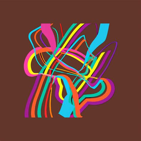 Colorful Abstract Neon Lines Digital Art by Nicholas Small - Fine Art America