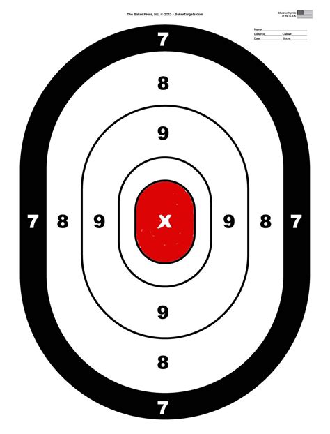 Shooting Range Printable Targets