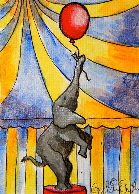 Circus is Waiting Painting by Gretchen Smith | Fine Art America