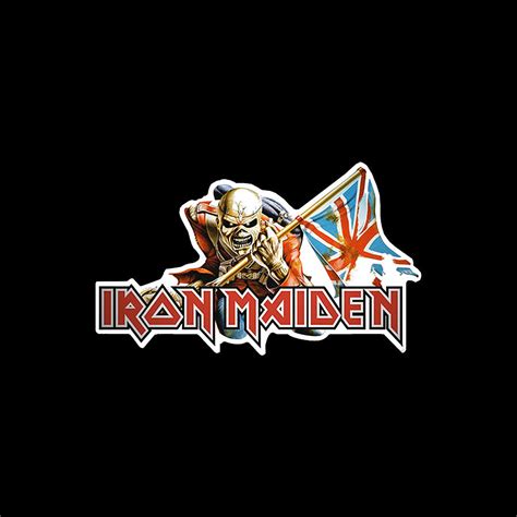 Best of Iron Maiden Band Logo Nongki #3 Digital Art by Marceline Aureli ...