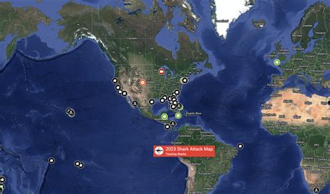 2023 Shark Attack Map • Tracking Sharks