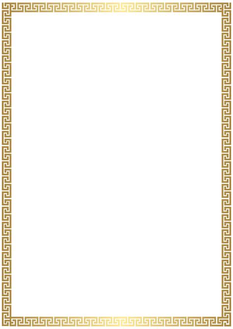 Rectangle Gold - Golden Deco Border Transparent PNG Clip Art png ...