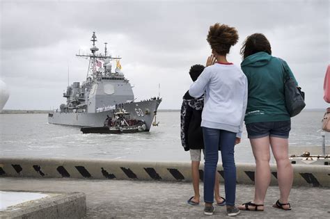 USS Normandy departs for deployment