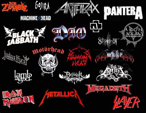 Heavy Metal Band Logos Metal Fan, Heavy Metal Rock, Heavy Metal Music, Metal Girl, Heavy Metal ...