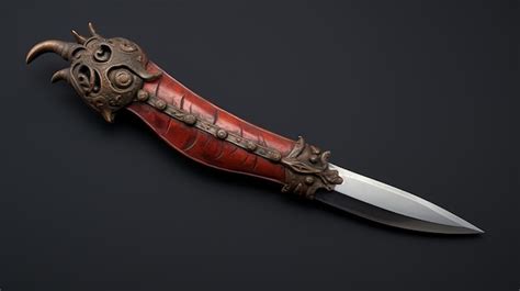 Antique Indonesian Kris Knife Traditional Artifact | Premium AI ...