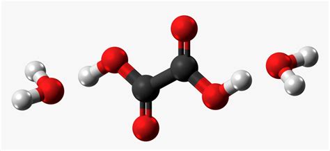 Oxalic Acid Dihydrate Molecules Ball From Xtal - Oxalic Acid Dihydrate ...