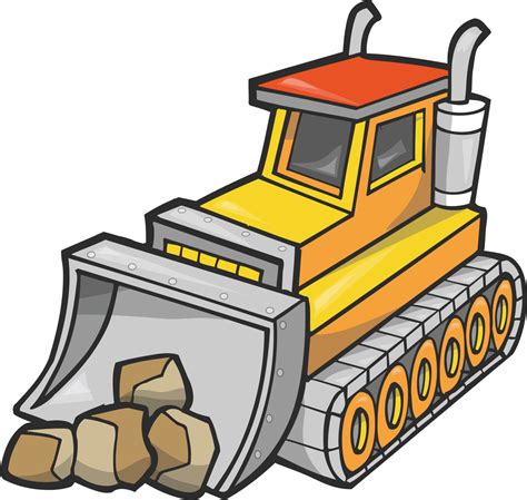 Clipart Bulldozer - ClipArt Best