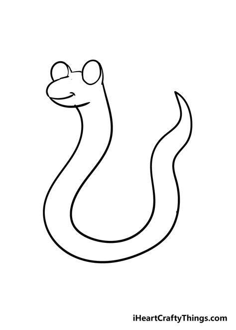 Snake Drawing - How To Draw A Snake Step By Step