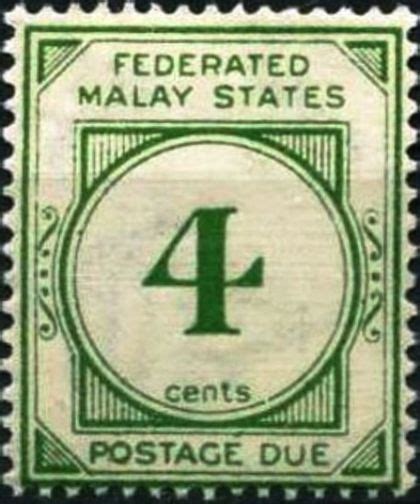 Federated Malay States 1924 - Postage Due Stamps - Stamps of the World