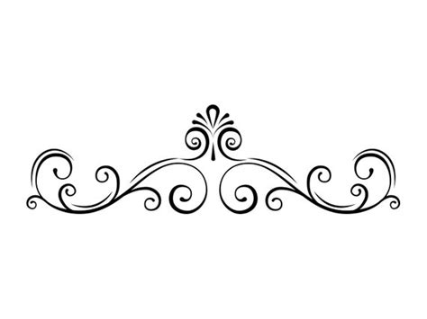 Simple Filigree Vector at Vectorified.com | Collection of Simple ...