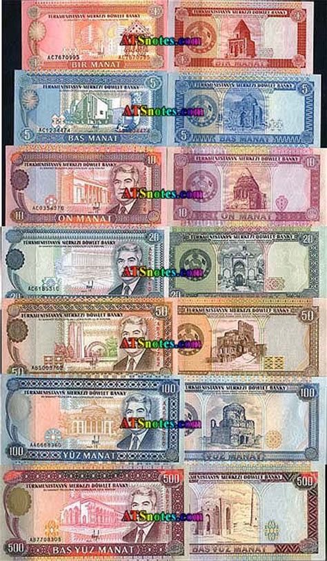 Turkmenistan banknotes - Turkmenistan paper money catalog and Turkmen ...