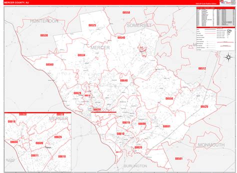 Map Of Mercer County Nj - Maping Resources