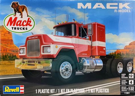 Revell (Monogram) Mack R-Model Semi Tractor Truck, 1/32 Scale - Spotlight Hobbies