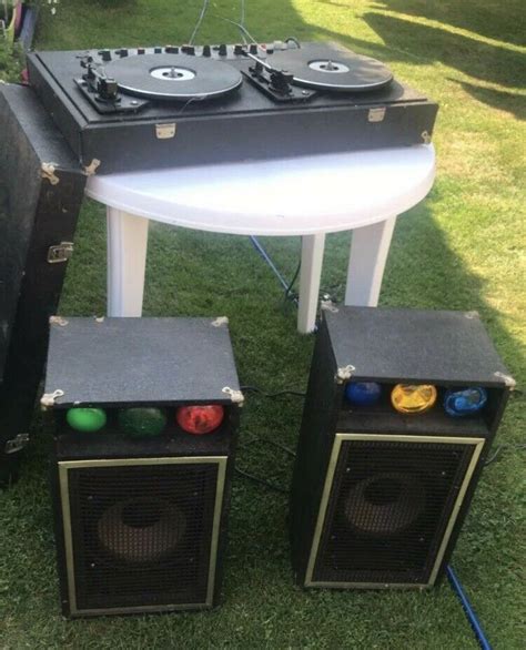 Prop Hire - Disco Turntables, Speakers with Lights