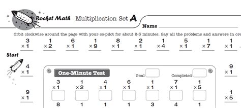 Teaching strategies - Rocket Math