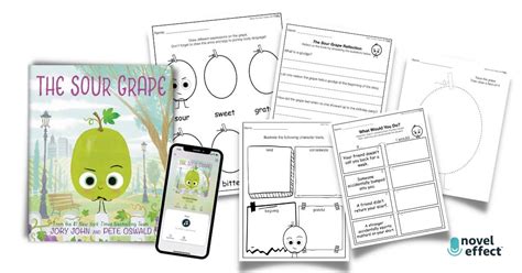 The Sour Grape Activities for PreK-5 - Novel Effect