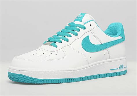 Nike Air Force 1 Low - White - Teal - SneakerNews.com