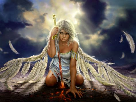 Angel - Fantasy Wallpaper (38053763) - Fanpop