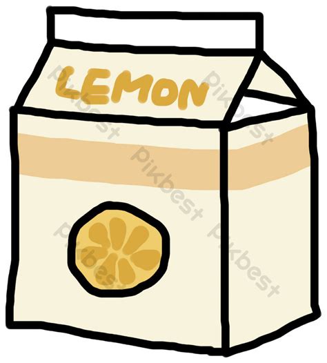 Lemon Drink Yellow Food Cute Drawing Png PNG Images | PSD Free Download ...