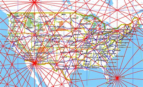 Image result for Ley Lines In America | Ley lines, Earth grid ...