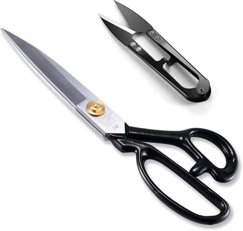 Amazon.com: Left-Handed Sewing Fabric Scissors, 10 Inch Dressmaking Tailor's Shears ...