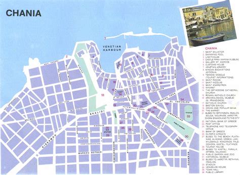 Chania City Map - Chania Greece • mappery