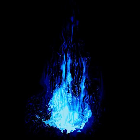 Animated Blue Fire Gif