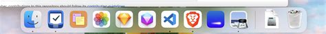 Brave Icon for macOS is not correctly aligned with the other icons ...