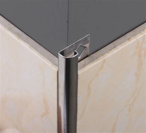 Metal Corner Series of Tile Trim - Corner Tile Profile and Metal Trims