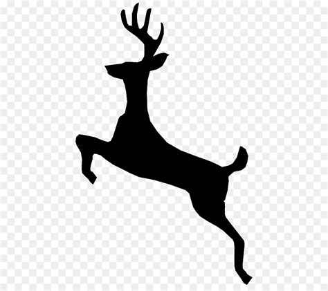 Free Jumping Deer Silhouette, Download Free Jumping Deer Silhouette png ...