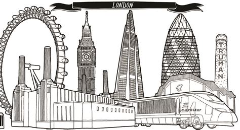 London Cityscape Drawing - London Cityscape Drawing Illustrations, Royalty-free Vector Graphics ...