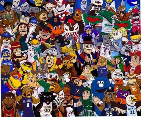 NCAA College Mascots - Personalized College Photos