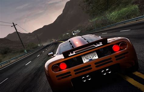 Wallpaper road, machine, mountains, power lines, Need for Speed: Hot Pursuit images for desktop ...